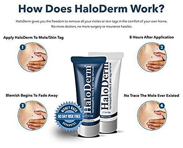 How do I get results with HaloDerm?